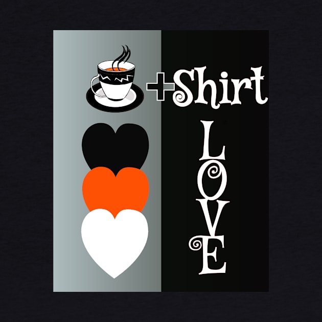 teashirt love by millennial gallery